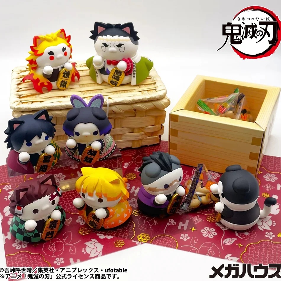 Nuevo Set de 8 Figuras de Acci - Anime Merchandise Demon Slayer reseña y precio